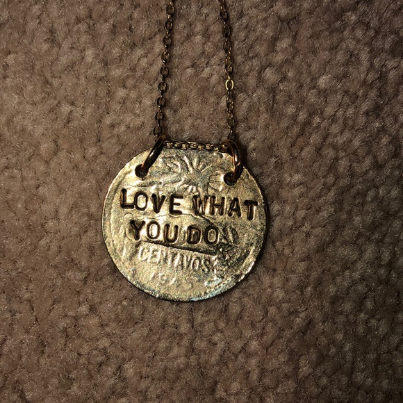 Do What You Love, Love What You Do Necklace - Picture 2 of 3